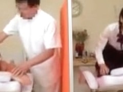 Oil Massage Daughter and Mommy-two