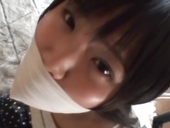 Cute Asian Girl Bound and Gagged