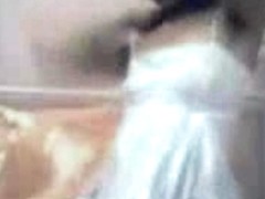 Sheila Ramos stripping and fumbling