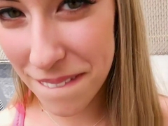 Gym babe banged in public place pov