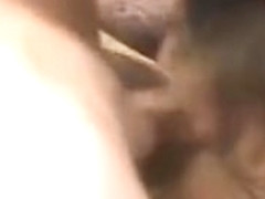 Brunette Getting Roughed Up During Face Fuck Threesome