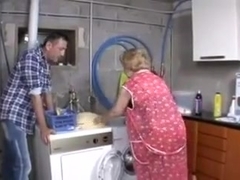 Granny fucks the repairman
