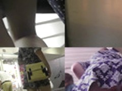 Classic pants of a sexy lady seen in free upskirt video