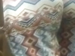 Yummy bum in the colorful pants