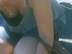 downblouse  cleavage voyeur