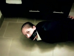 Detective tape gagged