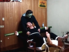 Taiwanese feet tickled