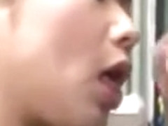 Sucking cock everywhere in school