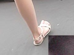 Seductive upskirt ass of a gorgeous  siren in miniskirt