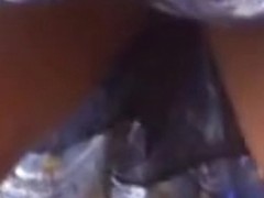 Secret camera films up unsuspecting ladies skirts.