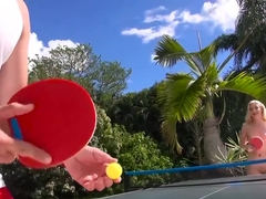 Cute Sierra Nicole is really skilled with the balls