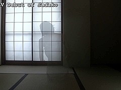 Rail thin s###ky Japanese ghost group fondling in HD