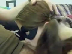 Masked immature sucked my dick off
