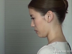 Charming Japanese teen Yuria Ashina in rough group action