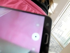 Bounce challenge with my teen stepsister on my dick