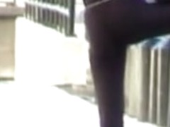 Very tight training costume wrapping sporty body around