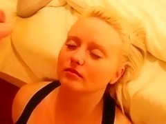 Polish blond cutie massive facial