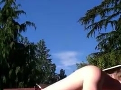 Fastened Up  immature Sex In The Garden