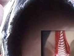 Morning bus upskirt video