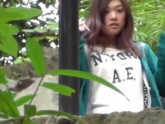 Asian Teens Cant Hold Pee