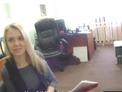 Chloe in Fucking job interview