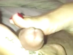 Italian goddess sexy red toes