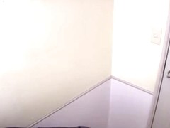 Hairy Jap gets her pussy toyed during erotic voyeur massage