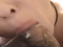 Dutiful wife doing her blowjob duty with religious vigor