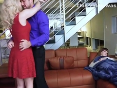 Dad Fucks His Step Daughter Beside Sleeping Mom