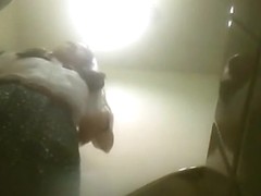 Sexy girls get caught pissing on the voeyer toilet cam