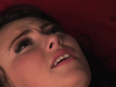 Bianca Dagger in black stockings gets nailed