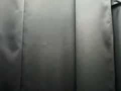 Naked Asian bazoongas caught on a changing room spy cam