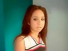 cheerleader pantyhose footjob