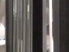 window peep girl gets nailed in front of window