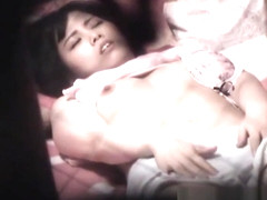 Hot asian whore rubbing