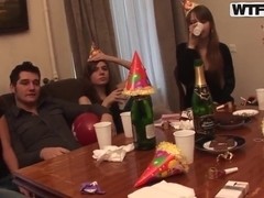 Hot student party of the sweet guys feat. Alexa