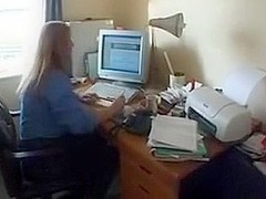 Chubby mature woman gets fucked by two dicks.