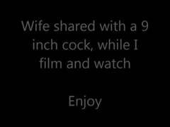 Wife shared with big rod