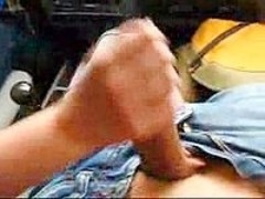 Jerking And Driving Cock Can Be Dangerous