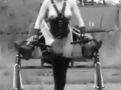 Pony girl gets trained by fiance