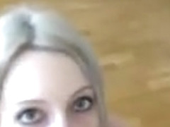 Skinny lond small tits hard nippes sucking big uncut cock