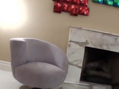 Cute student drilled