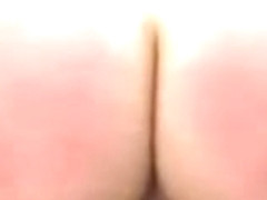 Bound girl with pierced pussy caned harshly