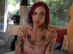 Eager Anna Bell Parks sucking an ebony johnson