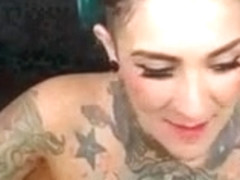 Tattoed Girl show me her bra
