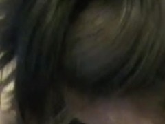 Mature wife is jerking off my humongous cock on cam