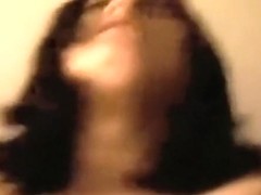 Girl rubbers up her bf