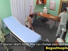 Real spycam sex from european hospital office