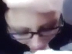 Sucks Cock Outside - On Cell Phone